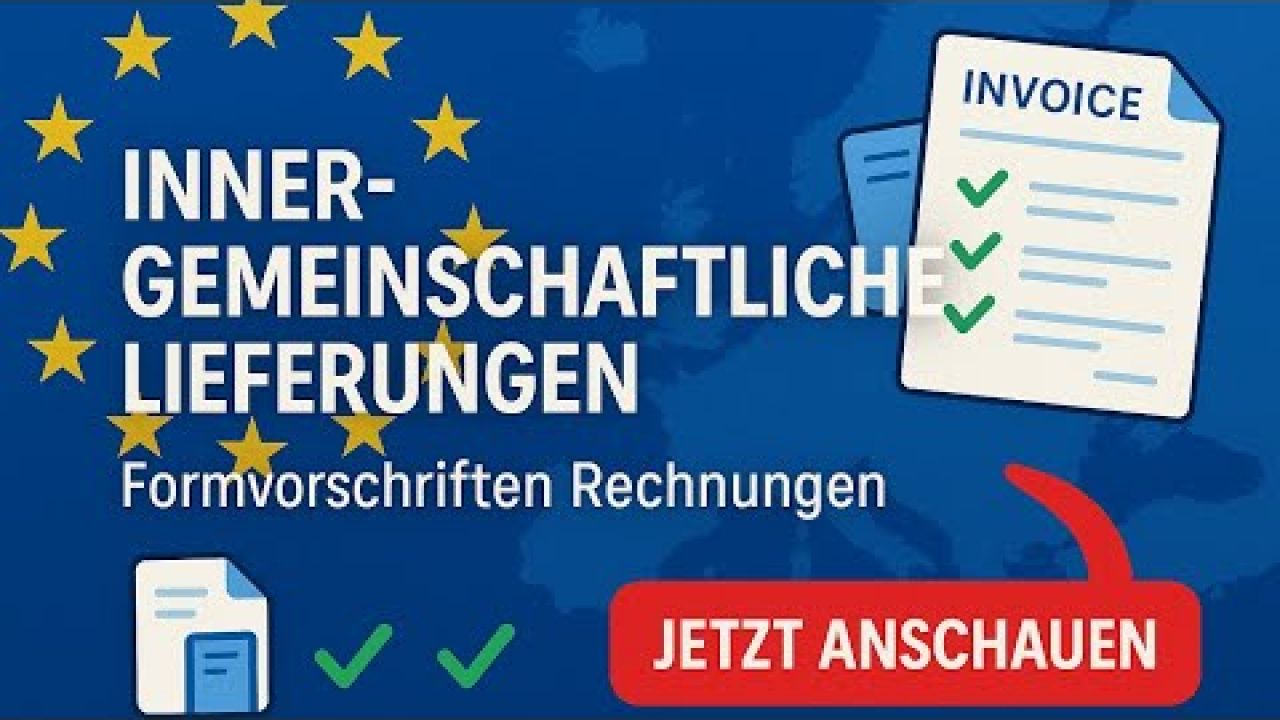 Rechnungen bei innergemeinschaftlichen Leistungen Rechnungen bei innergemeinschaftlichen Leistungen